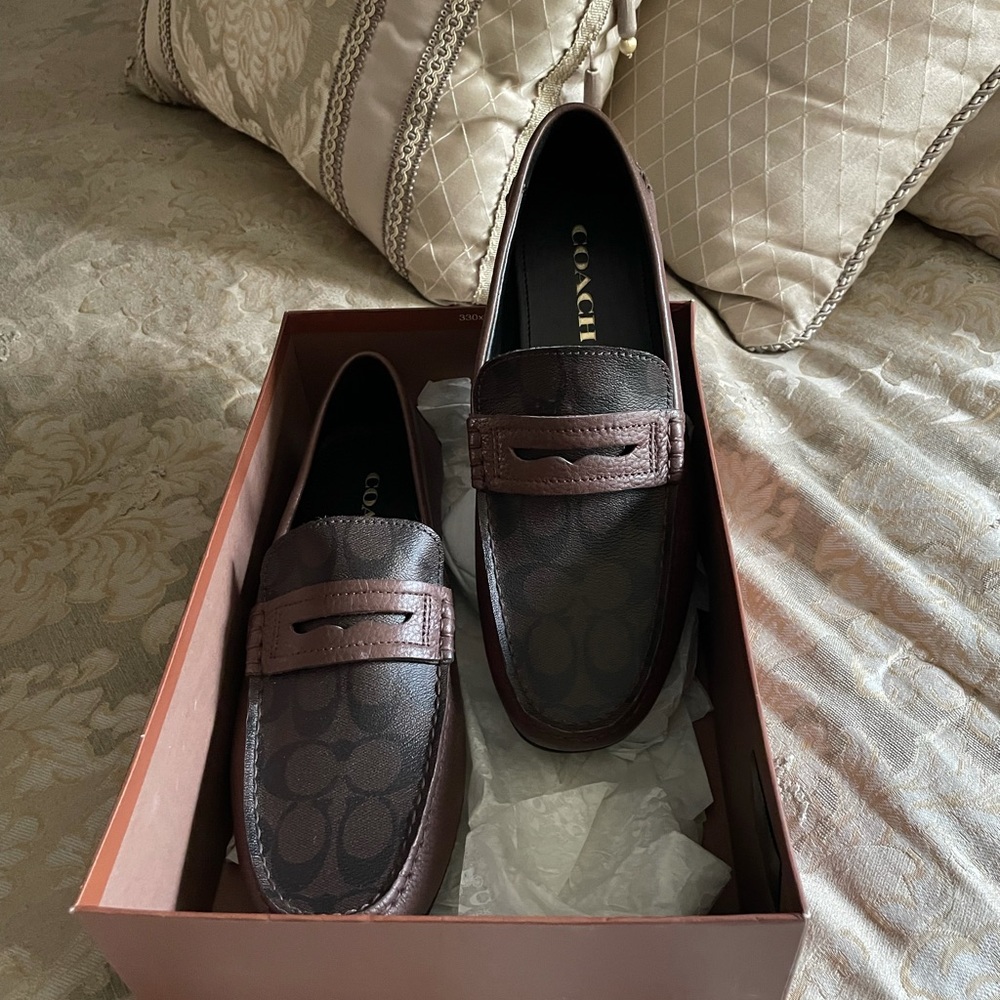 Coach Mott Penny Loafers